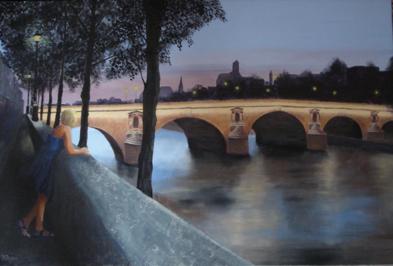 Pont Marie, soir de printemps